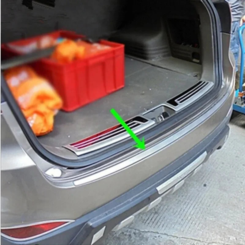 Car Accessories For Hyundai Ix35 2010 2011 2012-2013 2014 2015-2017 Door Sill Rear Bumper Protector Sill Trunk Tread Plate Trim