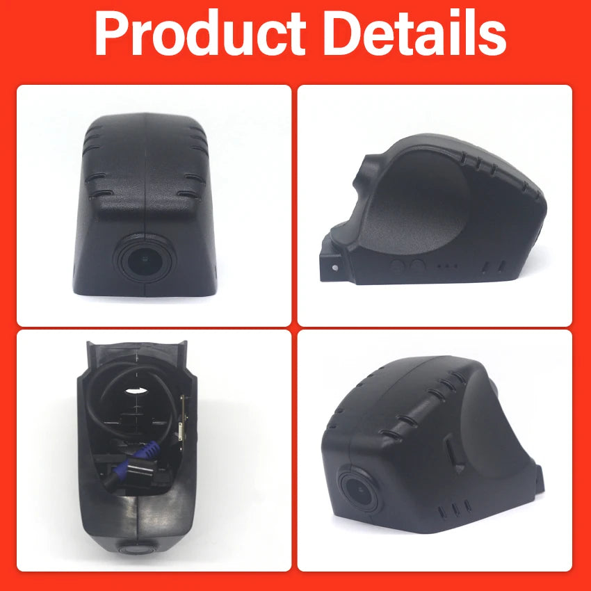 Dash Cam Car Camera for Porsche Cayenne Panamera Macan Taycan Cayman 911 Turbo 718 Boxster,HD 4K Wireless Wifi DVR Cam Dashcam