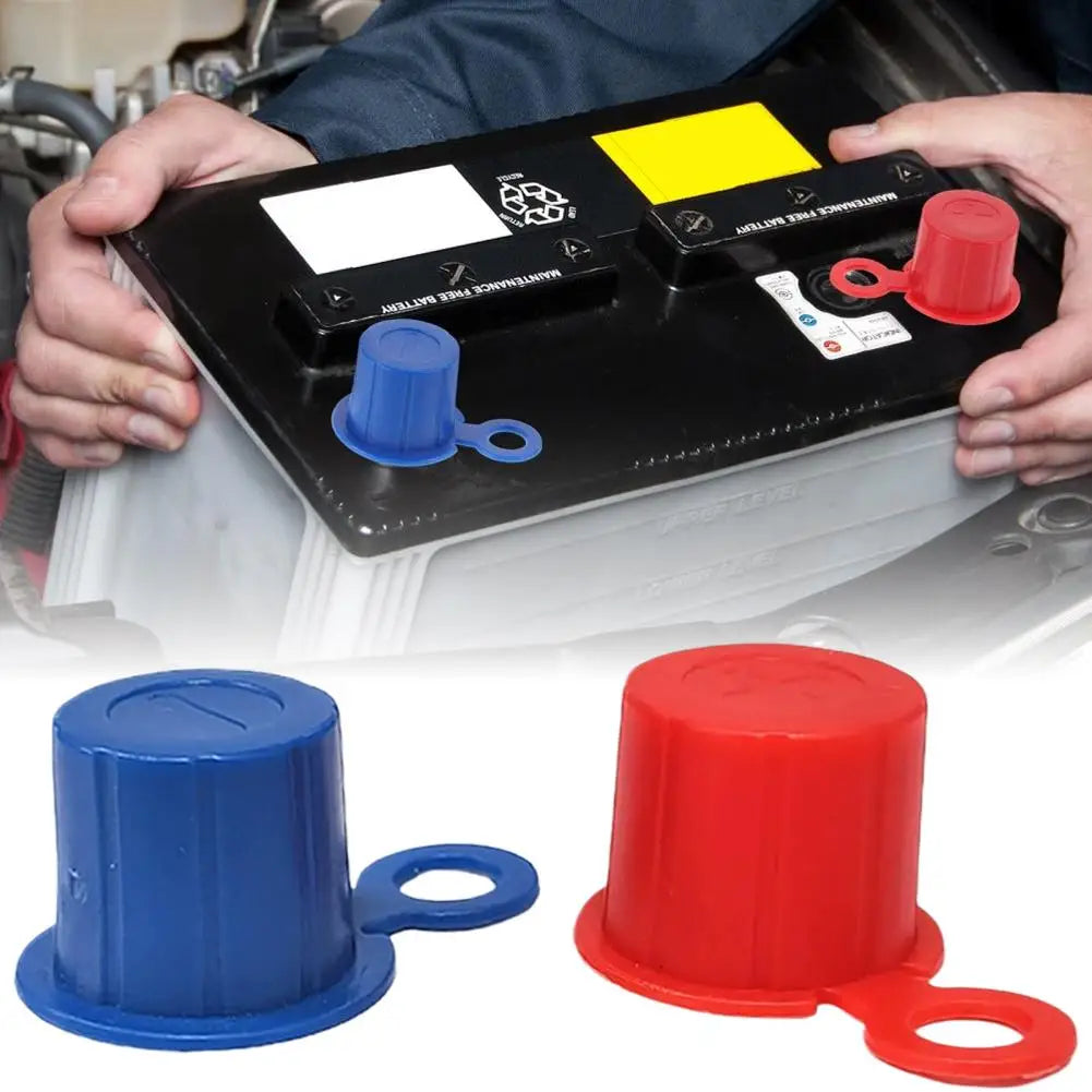 Car Battery Terminal Protection Cover Insulated Cap For Truck SUV High Strength Material Water Dust Proof Battery Protector