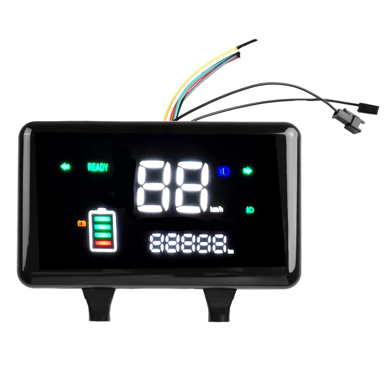 Electric Bike LED Display Motorcycle Speedmeter Meter Battery Turn Light Head Light Display 48-72V Electric Tricycle Bike Part