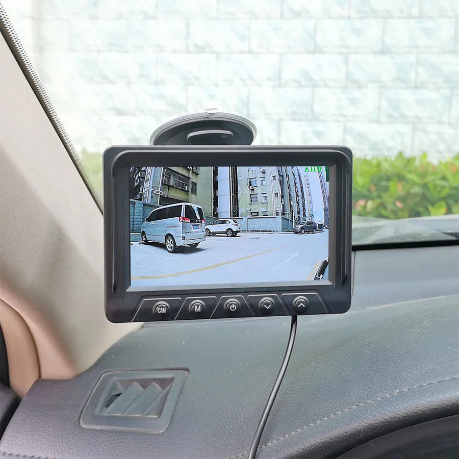 DIYSECUR 1024x600 4Pin 5 Inch AHD IPS Rear View Car Monitor Digital Screen Display For AHD CVBS Car Camera