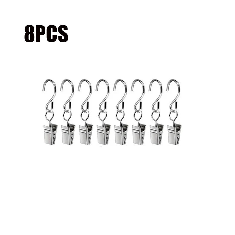 For Fiamma Thule Omnistor Motorhome RV Awning Hooks Camping Hangers S Shaped Accessory Set Camping Tent Clamp Tarp Clips Buckle