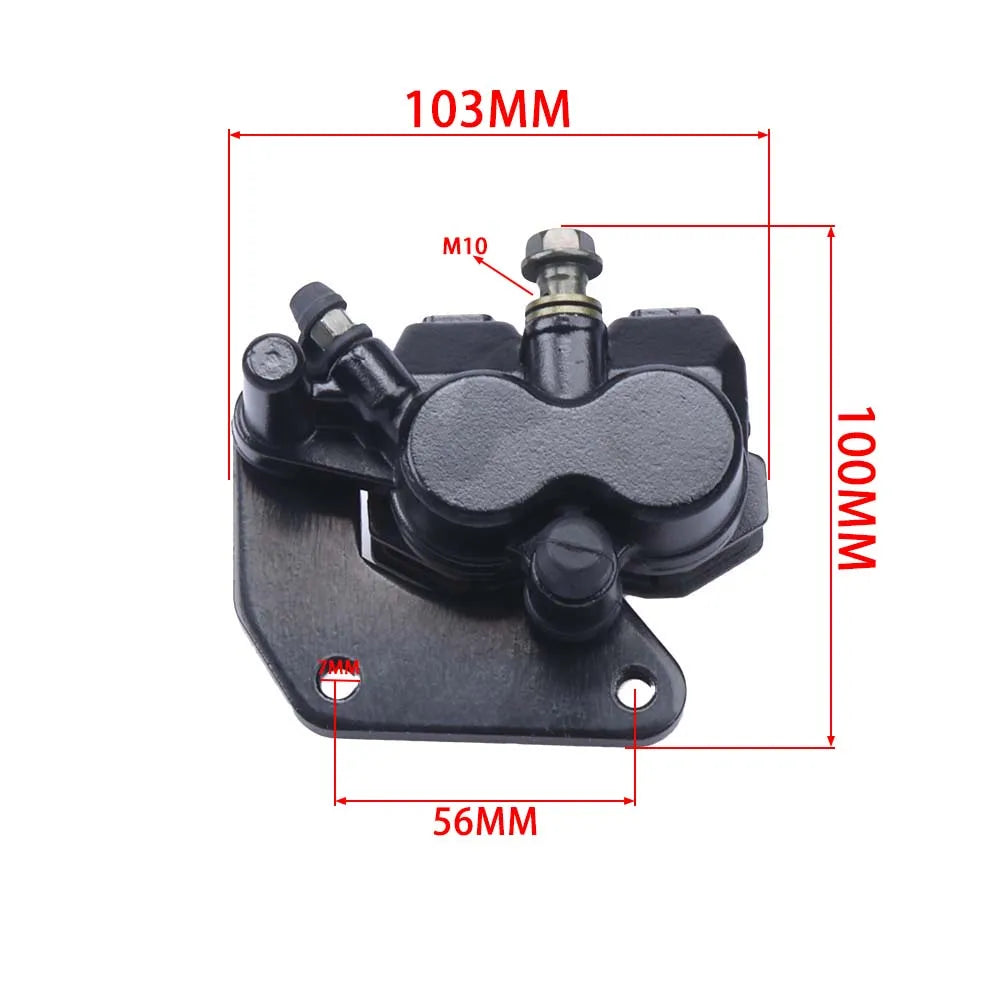 Juego de pinzas de freno delanteras derecha e izquierda para ATV JS250 Jianshe Baja Roketa 250CC Pinza de freno fácil de reemplazar