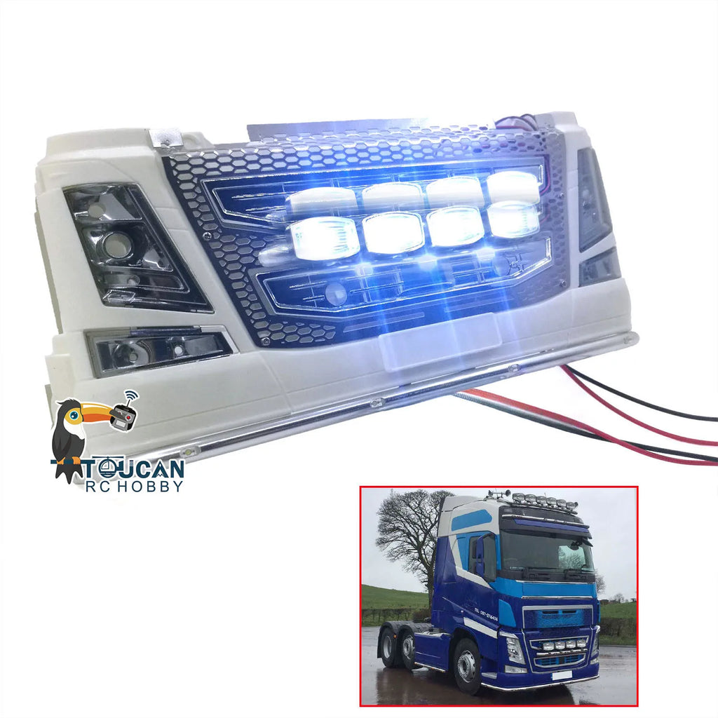 Repuestos para luz delantera de camión RC, faro LED para juguetes 1/14, radiocontrol, tractor, camión, coche 56360, 56323, accesorios TH23465