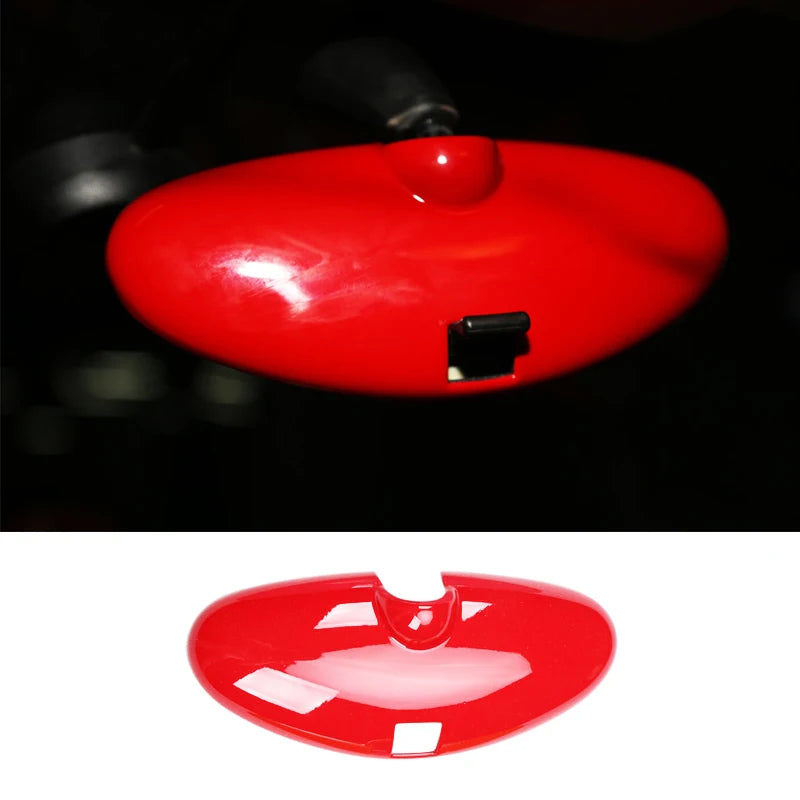 Car ABS Plastic Decorative Cover Red Modification Products For Mercedes Smart 451 Fortwo Interior Sticker Styling Accessories