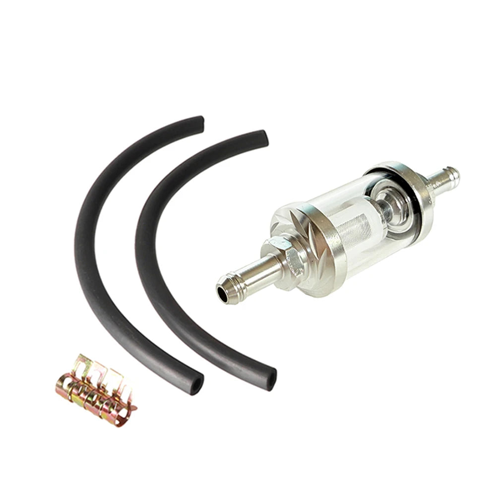 Reusable Washable 8mm Universal Inline Fuel Filter for ATV Kawasaki KTM Yamaha Honda CRF Series Parts