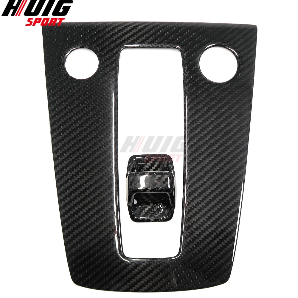 Car Inner Accessories For Audi RS3 S3 A3 8Y 2020 2021 2022 Carbon Fiber Center Console Gear Shift Head Knob Panel Cover Sticker