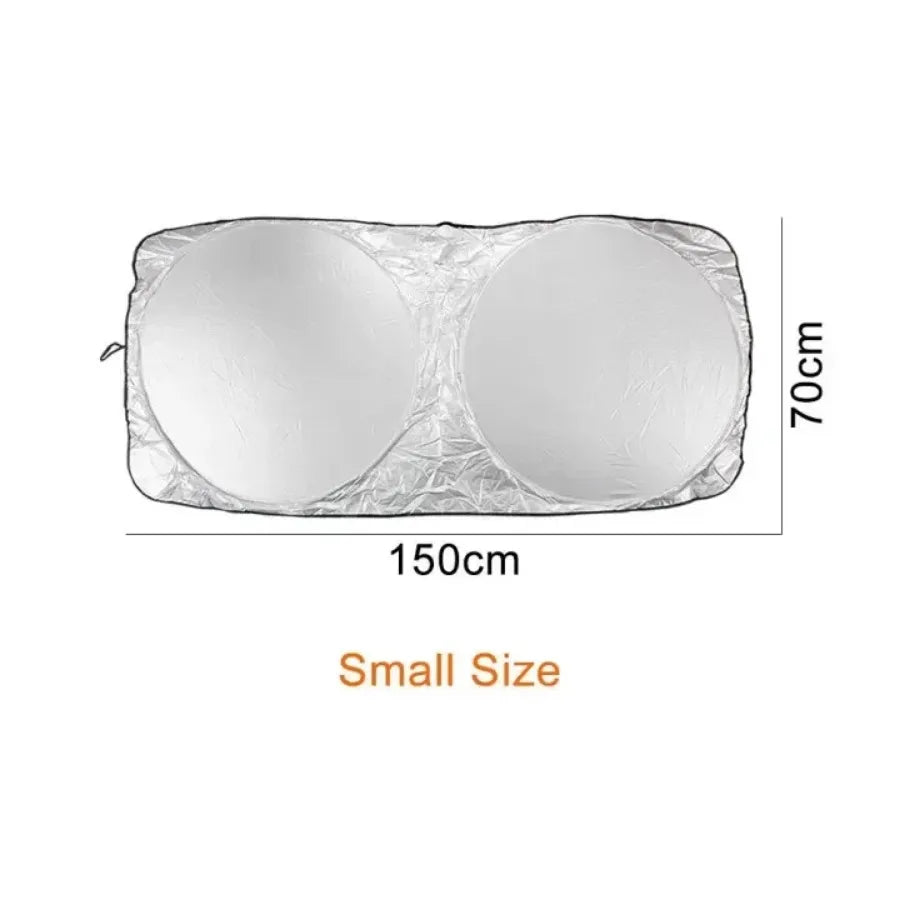 Car Windshield Sun Shade Cover - Visor for Interior Use, Folding Parasol, Suitable for Automobiles, Helps with Sun Protection