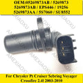 05269873ab Crankshaft Position Sensor For Chrysler Pt Cruiser Sebring Voyager Crossfire 2.4l 2003-2010 Auto Part Accessories