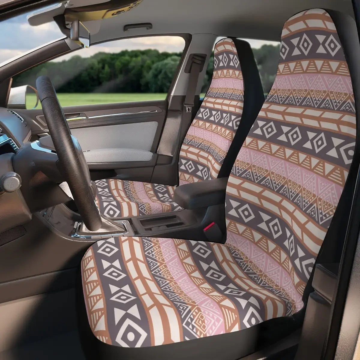 Bohemian Hippie Car Seat Covers Car Seat Accessories Retro Modern Car Decor Vehicle Hippie Van Seat Covers