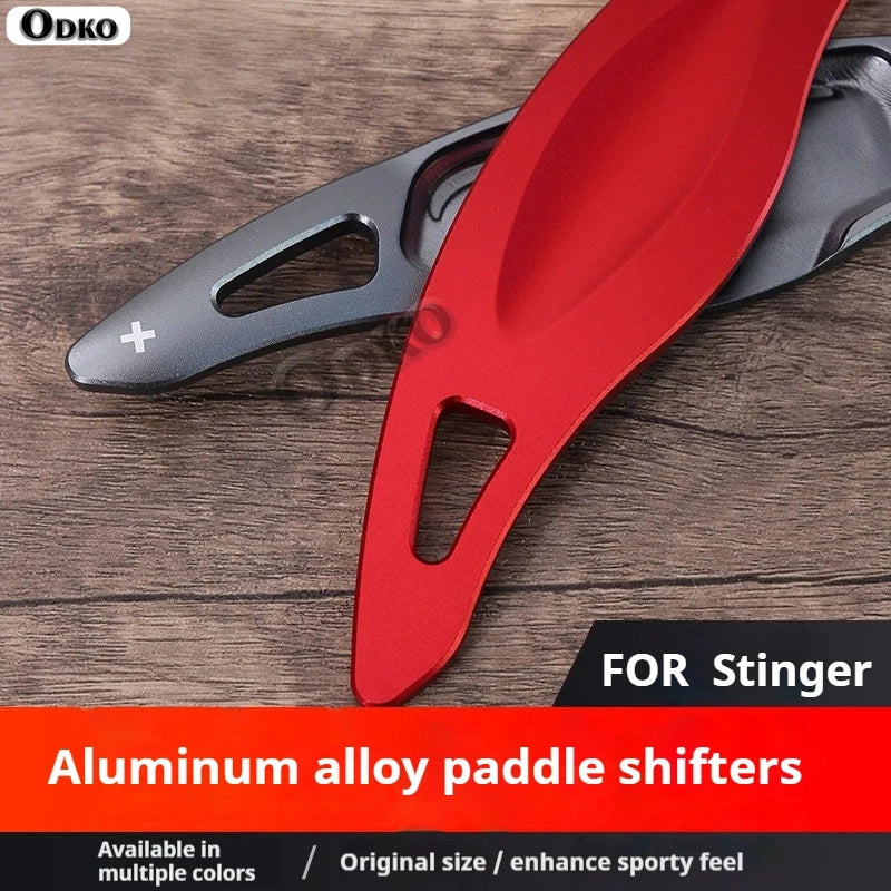For Kia Stinger Car Interior  Accessories Aluminum Alloy Car Steering Wheel Gear Shifters Paddle Shift Extension