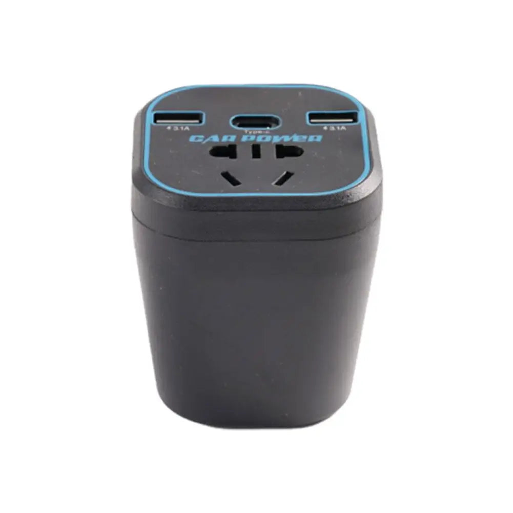 12V/24V To 220V Car Multifunctional Charger For Laptop Tablet Camera MAX 200W Car Power Inverter Fast Charging Type-C Charger