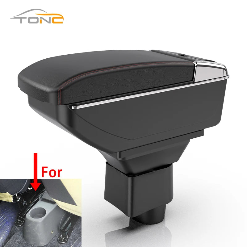 For Chery A1 2007-2011 car armrest box central storage box with cup holder car interior modification details accessories