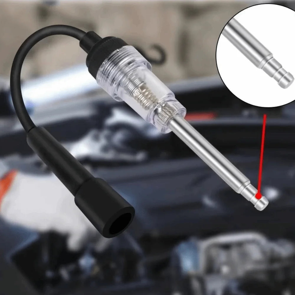 Simple and Easy To Use Spark Plug Engine Ignition Tester Indispensable Metal Universal Spark Tester Plastics Rugged and Durable