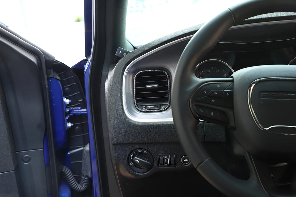 Car Dashboard A/C Vent Center Console Air Condition Outlet Panel Cover Trim for Dodge Charger 2011-2022 Interior Accessories