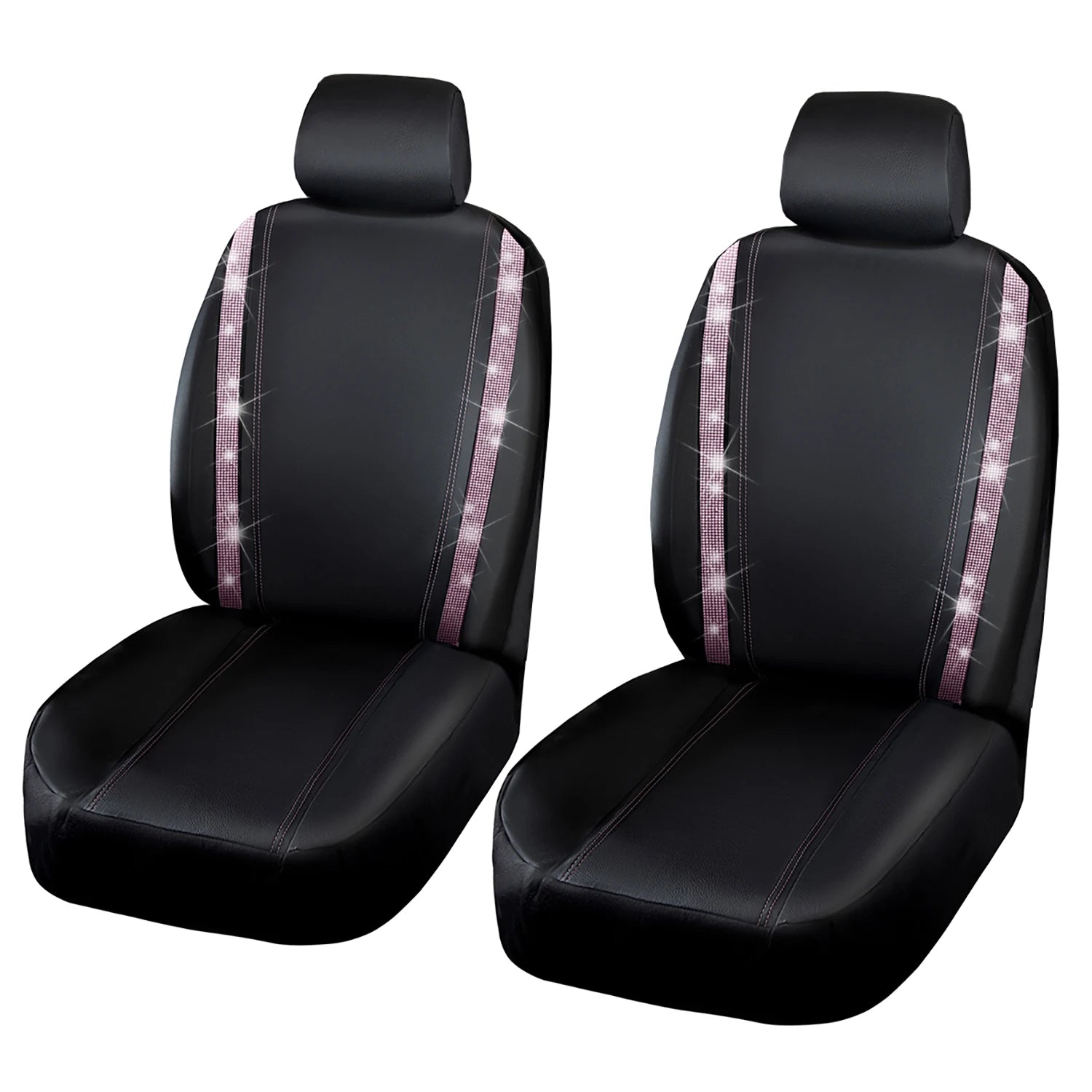 Pink Rhinestone Bling Car Seat Covers Universal Car Seat Protector Covers Auto Seat Cover Car Interior Accessories