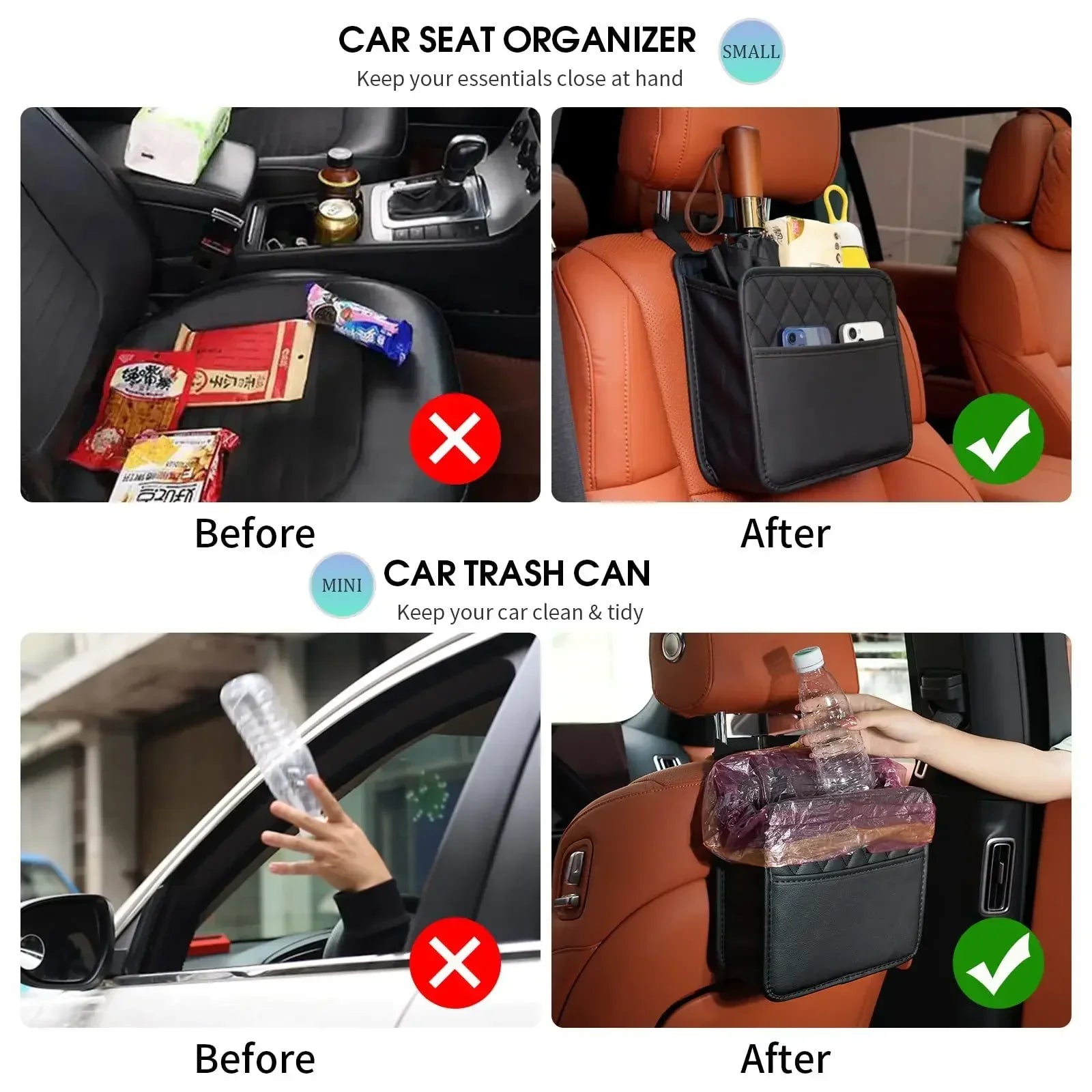 Car Backseat Storage Box Car Organizer Auto Waterproof Phone Pocket Pouch Car Back Seat Organizer Protector Hanging Storage Bag