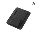 Car Sun Visor Organizer Multi-Pocket Leather Sunglasses Holder Storage Card Holder Card IC Glasses Clip Sunshade Bag Car-Storage