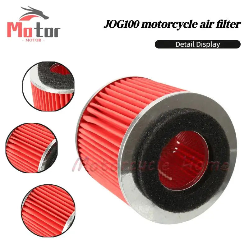JOG100 air filter is used to protect the engine of motorcycles and filter the intake air