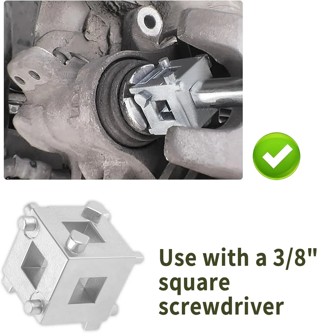 Pistones de freno de disco universales para coche, herramientas de repuesto para válvulas de freno de disco trasero de vehículo, ajuste de pinza y pastillas de freno.