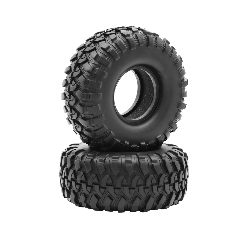 Rubber 1.9Inch Rubber Rocks Tyres/Wheel Tires 118*50MM for 1:10 RC Crawler Car Axial SCX10 III  AXI03006 TRX4 Yk4102