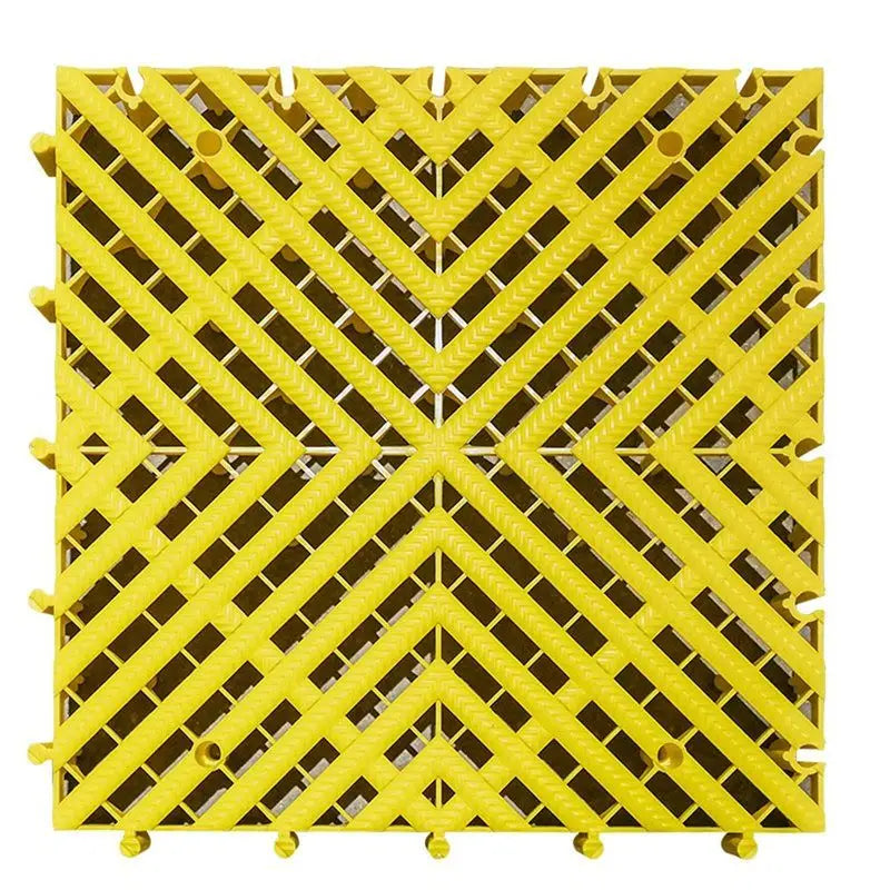 AFOURT-Garage Floor Mats 2PCS Car Wash Room Floor Mat Multi Function Plastic Splicing Grille Tiles For Balcony Shop Car Beauty Y