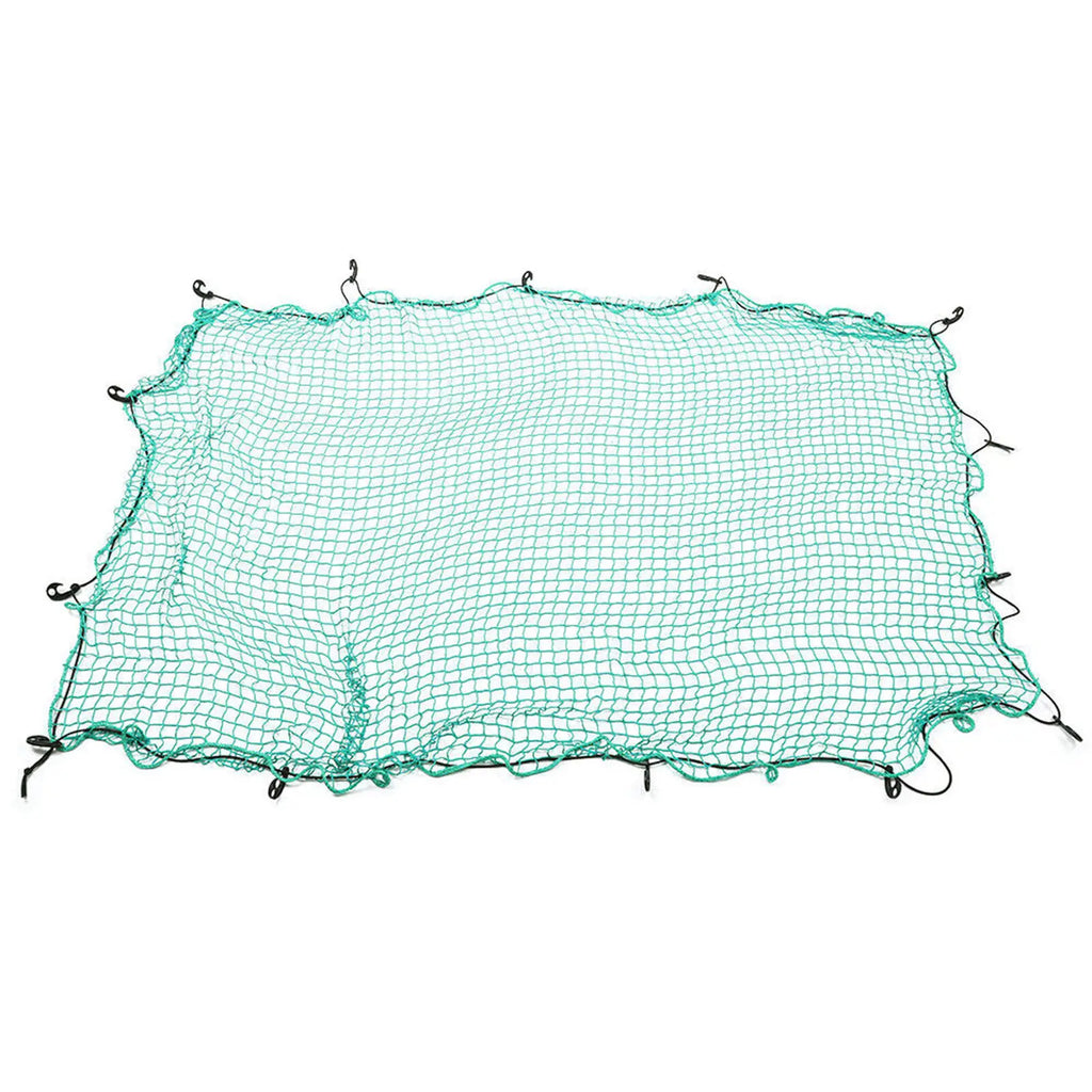 Universal Green Truck Cargo Net Polyethylene Roof Trailer Mesh Cover Professional Luggage Secure System Heavy Duty Extendable