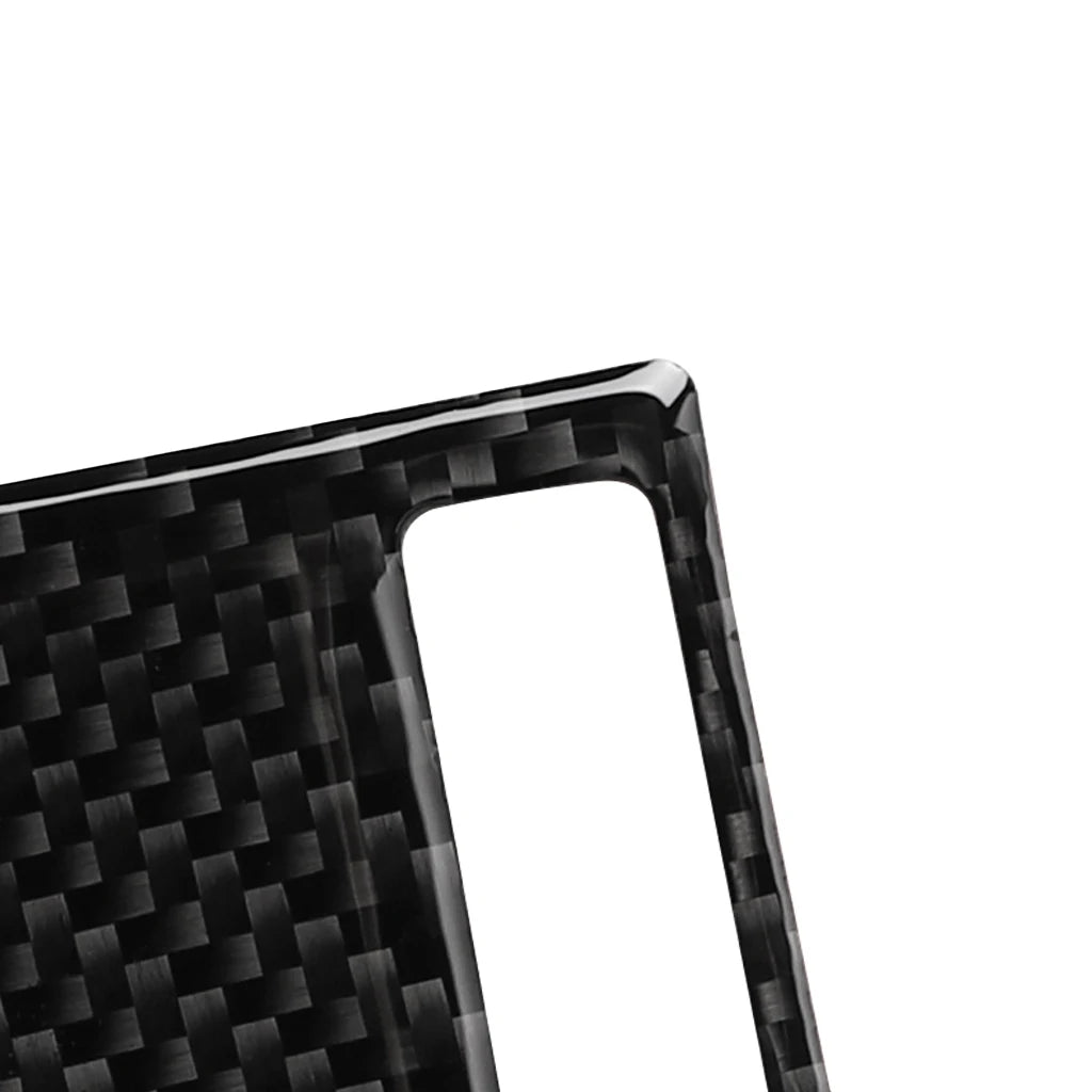 For Audi A6 C6 4F 2005-2011 Car Interior Carbon Fiber Left Side Air Outlet Panel Trim Sticker Frame Cover Decor Auto Accessories