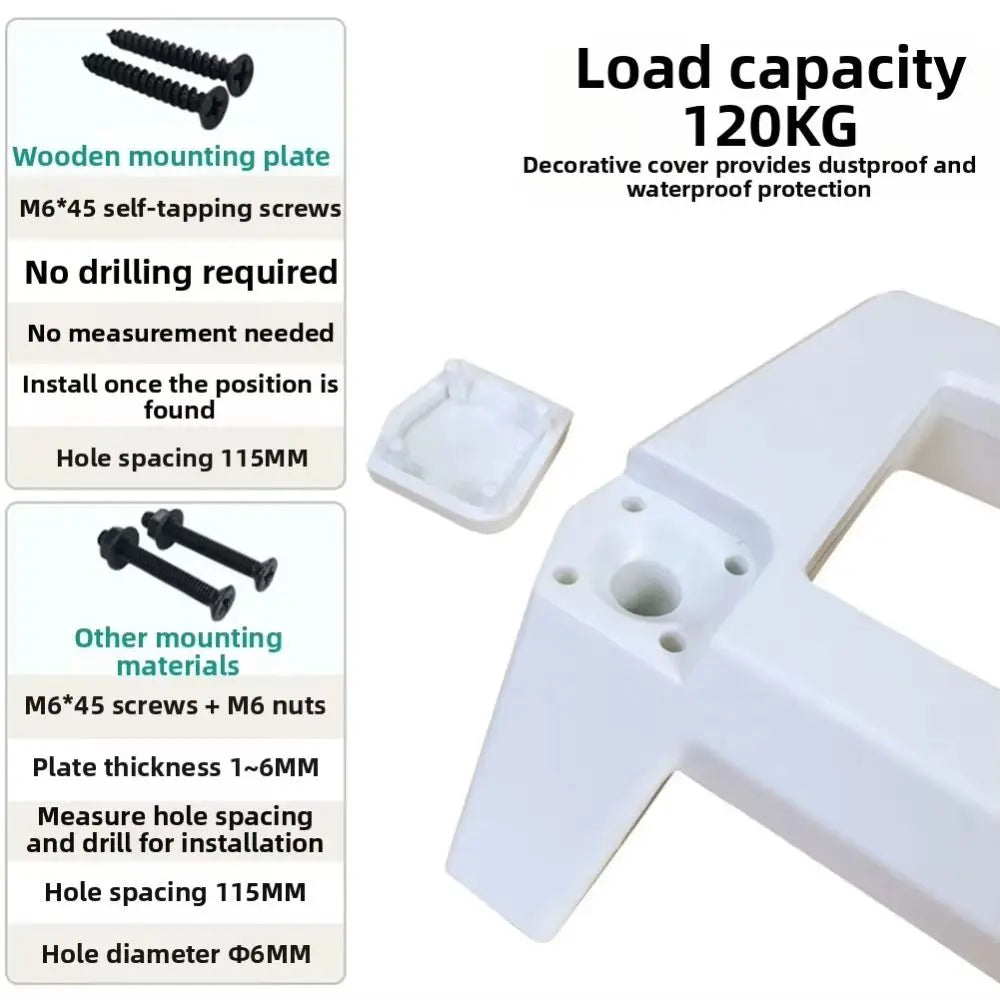 Pickup Sturdy RV Handle Strong Load-bearing Bracket Mount RV Grab Handle Nylon Durable Trunk Tailgate Handle Mobile Equipment