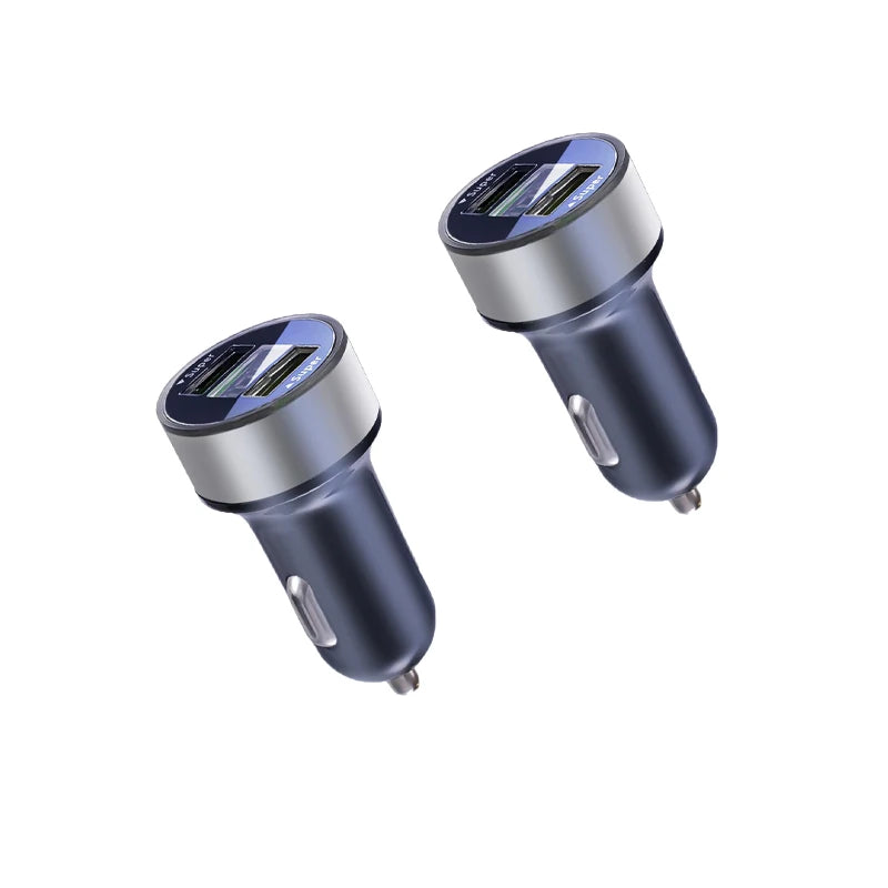 Car Super Charger 240W Dual Port Fast Charging Quick Charge 3.0 USB Car Phone Charger for IPhone Sumsung Huawei
