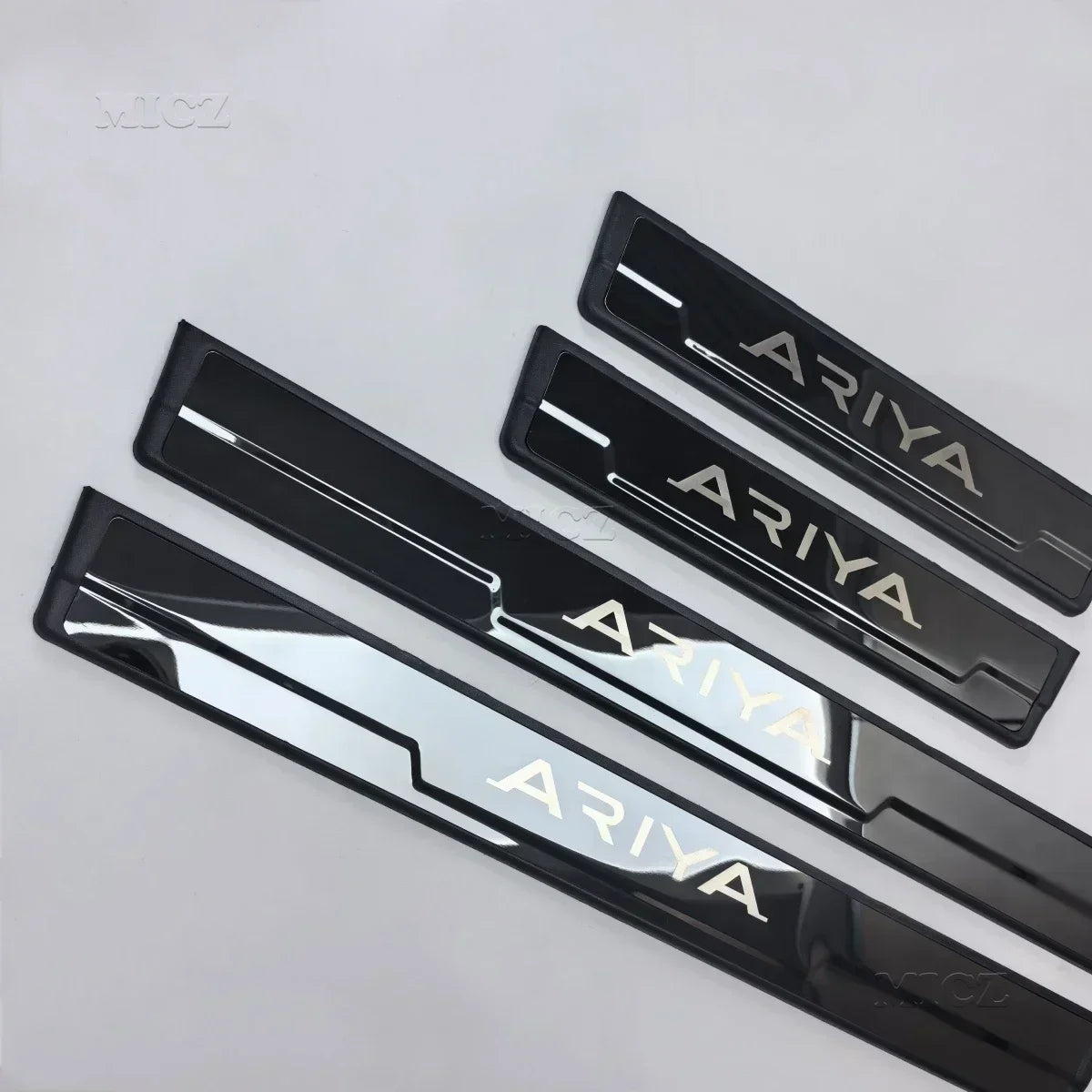 For Nissan ARIYA Accessory Stainless Chrome Car Door Sill Kick Plate Guard Pedal Protector Styling