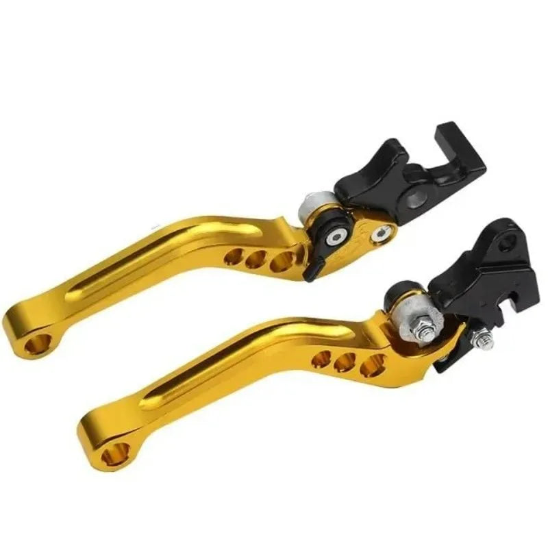 Motorcycle Modified Double Disc Brake Levers, Adjustable for Electric Vehicles, Front & Rear Disc Brake Clutch Brake Rods