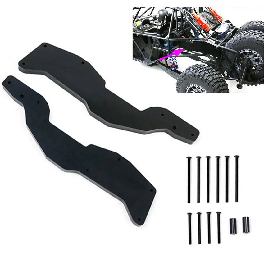 For LOSI SUPER BAJA REY 2.0 RC Car Rear Reinforced Bracket Pipe Frame Tail Strengthen Support Mount Repair Parts