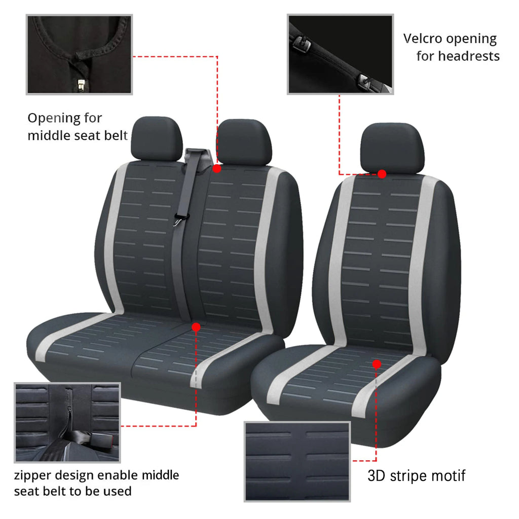 Truck seat covers car interior accessories printed seat covers with tire marks