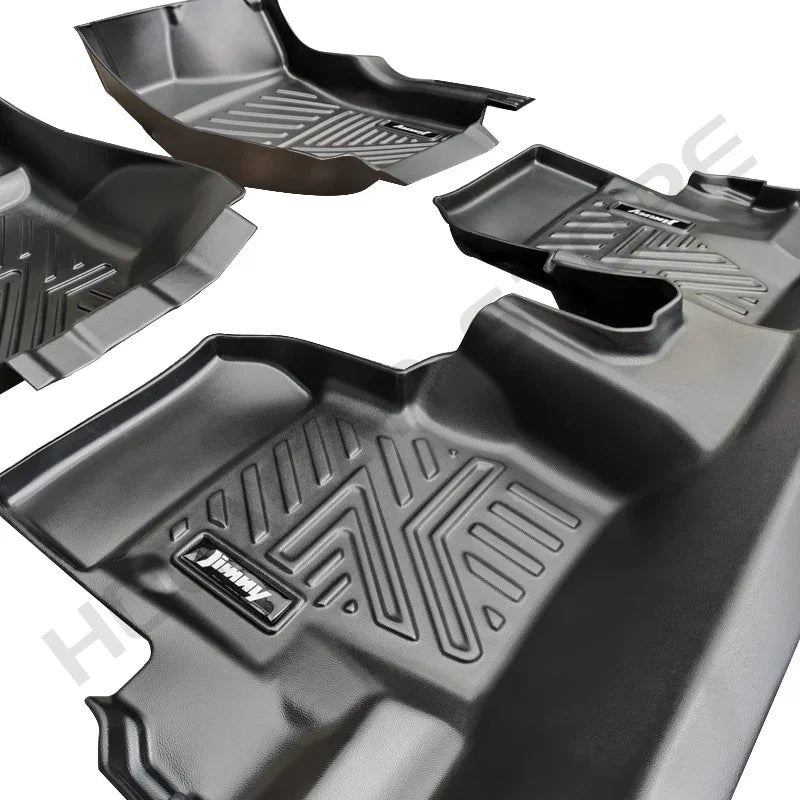 Car Floor Mats 5D TPE LHD AT MT Model Carpet Cover Foot Pads for Suzuki Jimny JB64 JB74 2019 2020 2021 2022 2023 3 Door Only