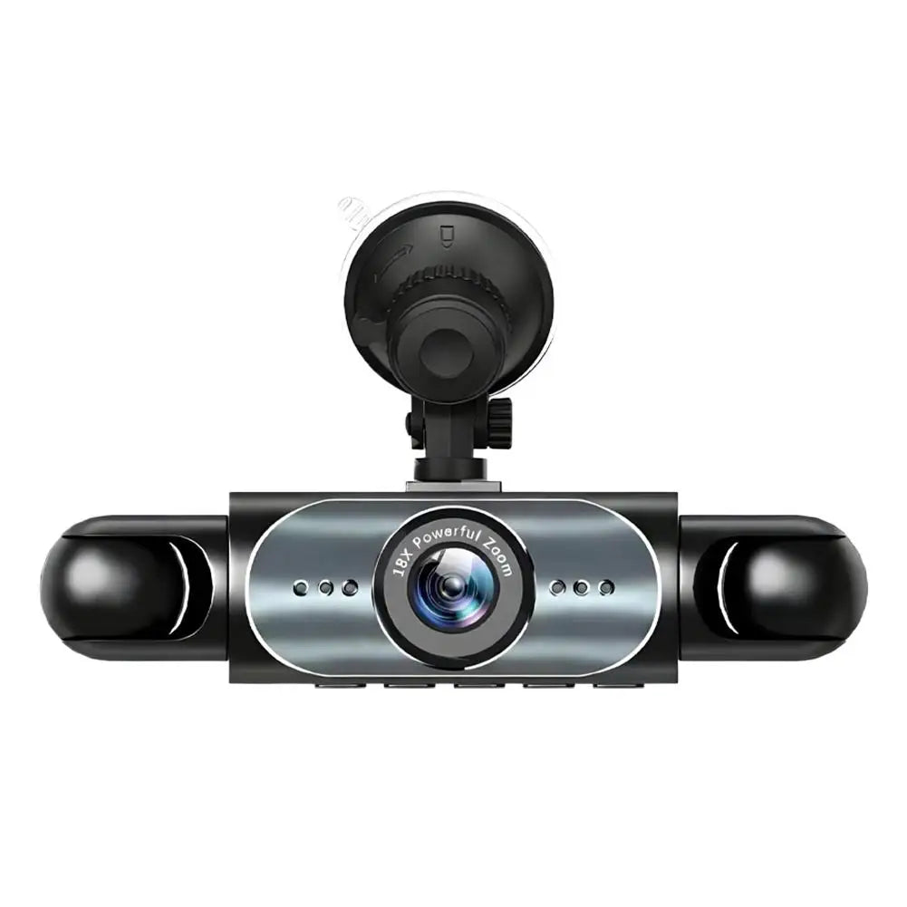 4 Channel 360° View Dash Cam 1080P 64GB Driving Recorder with Loop Recording 24H Parking Mode Full View Car Dashcam System