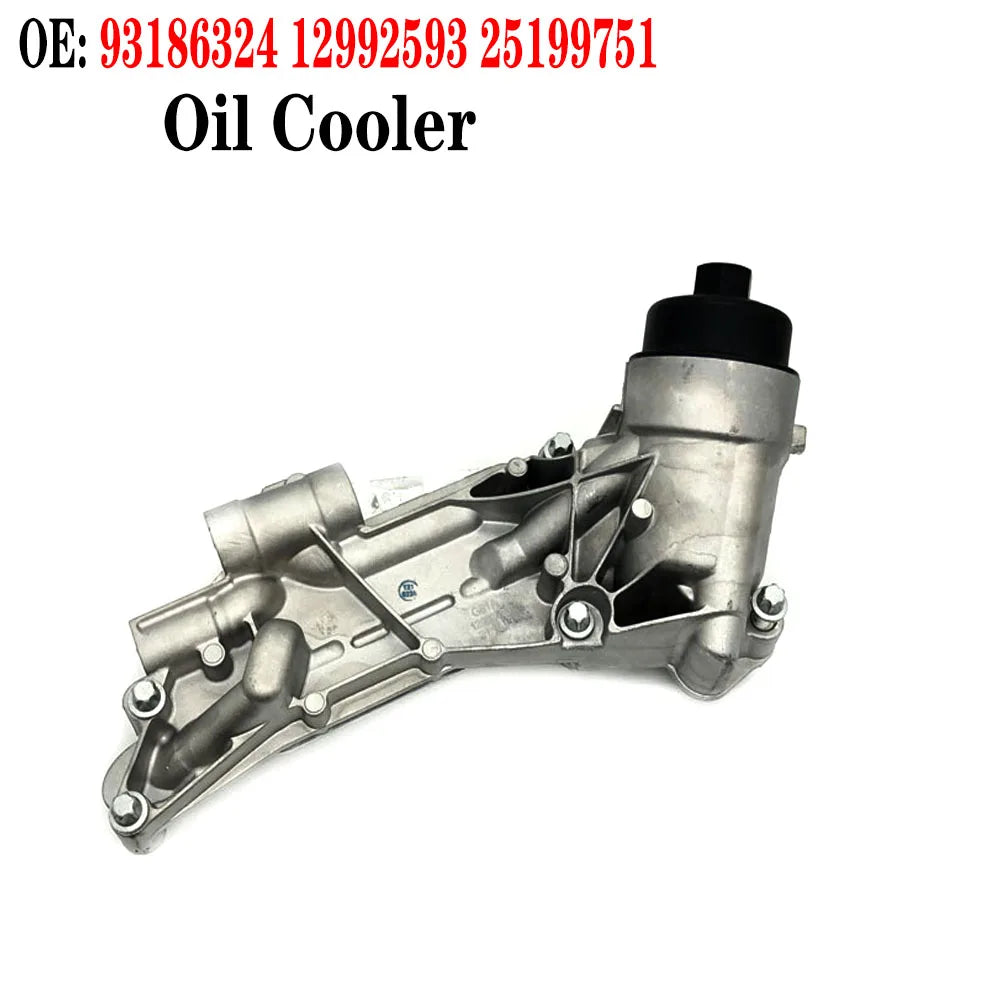 12992593 93186324 Engine Oil Cooler Oil Filter Assembly Aluminum for Chev-rolet for Cru-ze for O-pel for As-tra