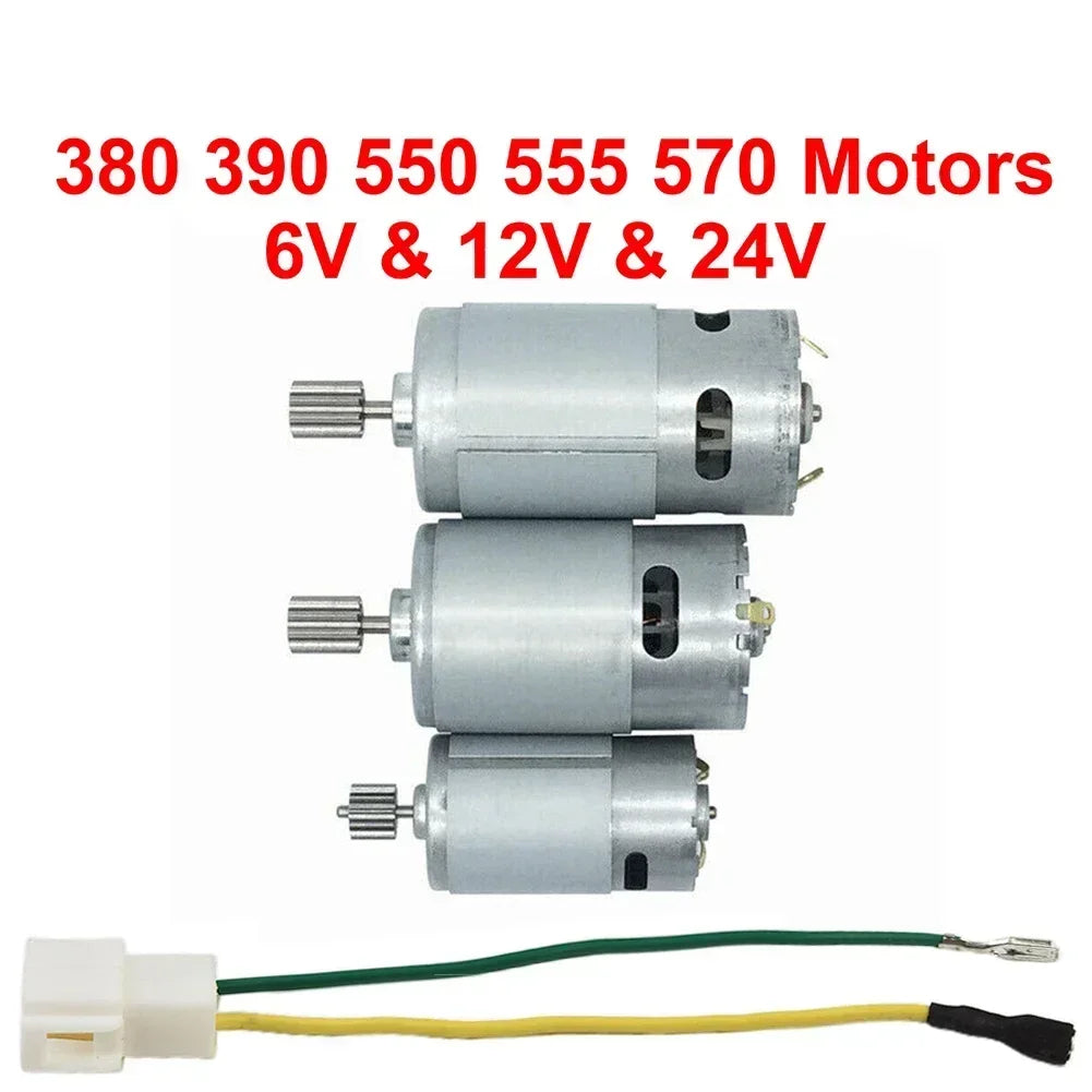 Motors Wire Gear For Kids Electric Car 550 RS390 RS380 12V 6V DL555 24V 10 Teeth 1cm Home Electrical Equipment Supplies