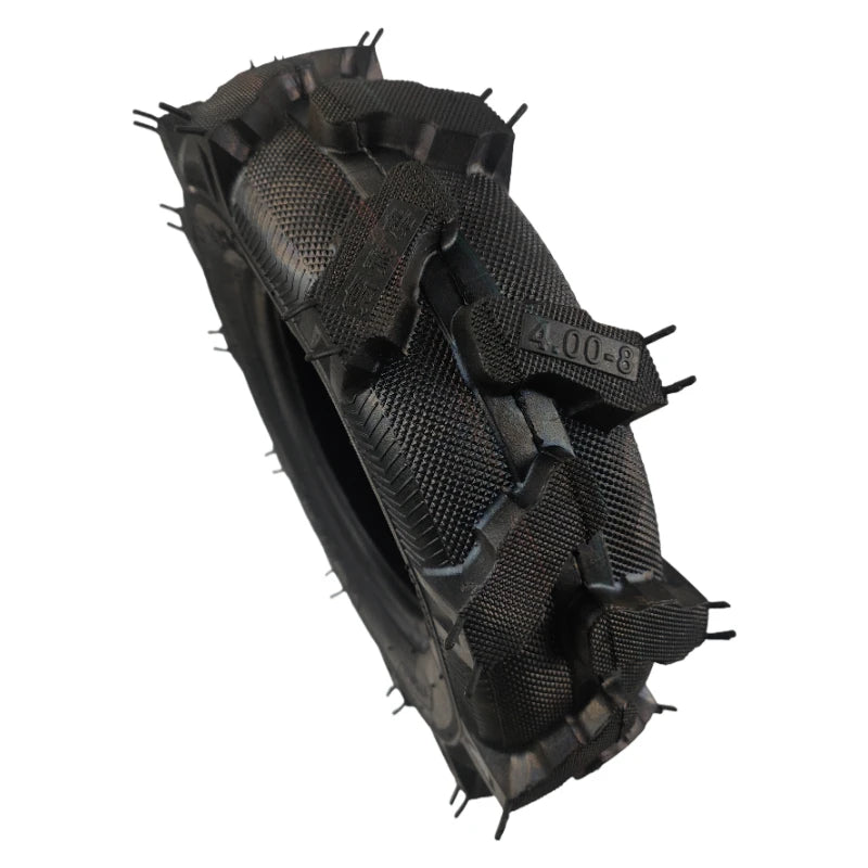 4.00-8 tires are for agricultural tractors, micro tillage machines, tricycles, and small handling vehicles for replacement
