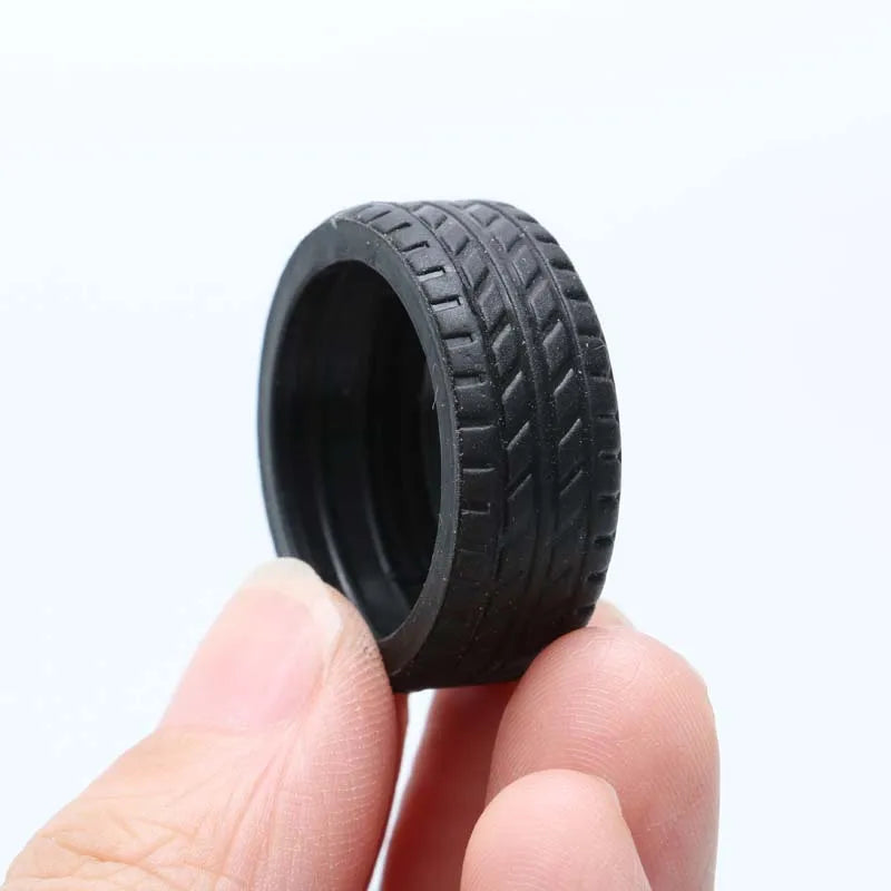 20PCS RC Tugboat Anti-collision Tires Diameter 19mm/28mm Miniature Wheel Mircro Simulated Tyres Decoration Parts for Boat Model