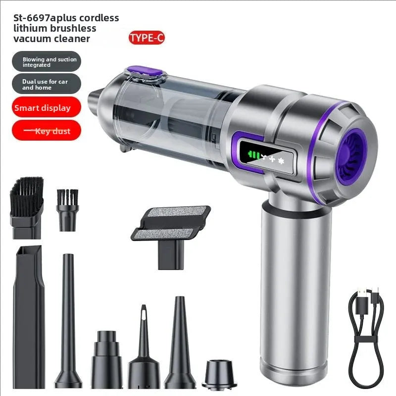 Zai Xiao Car Vacuum Cleaner 998000PA Mini Cordless Powerful for Home Handheld Blower Car Cleaner Portable Car Vacuum Cleaner