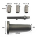 1Set Motorcycle Crankshaft Tool M10 M14 Steel Heavy Duty Motorcycle Specialty Tool Easy Installation Stable Performance