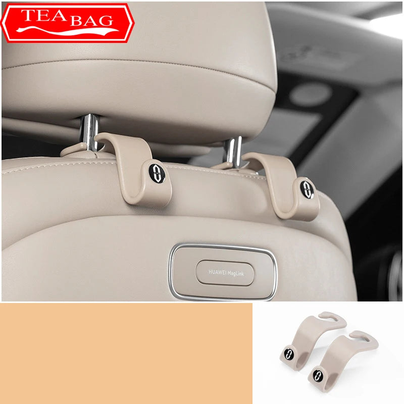 For Aito M5 M7 M9 Car Styling Passenger Hooks Seat Back Hook Auto Interior Organization Original Color Modified Accessories