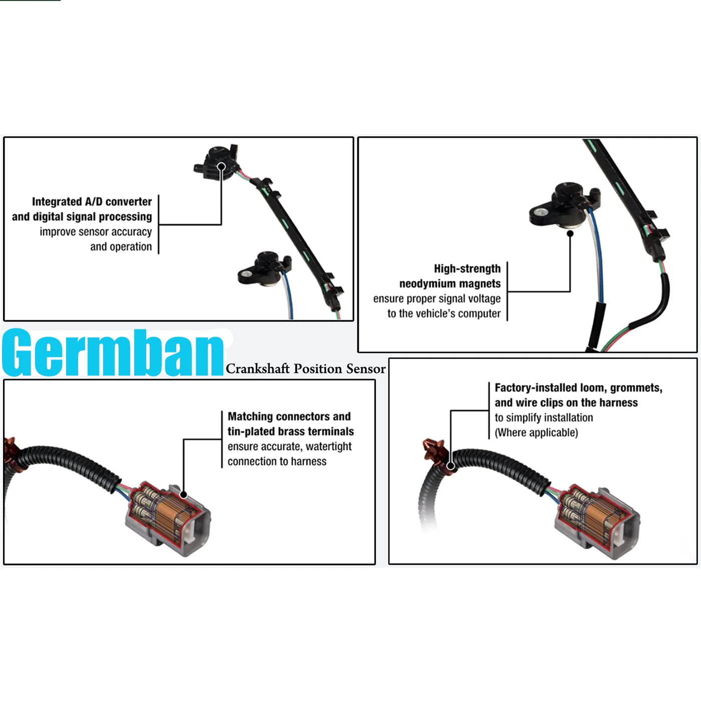 3280404B 3280404A Crankshaft Position Sensor 32804-04B For 10-12 Harley-Davidson Forty Iron Sportster 1200 XLC Iron 883 Seventy