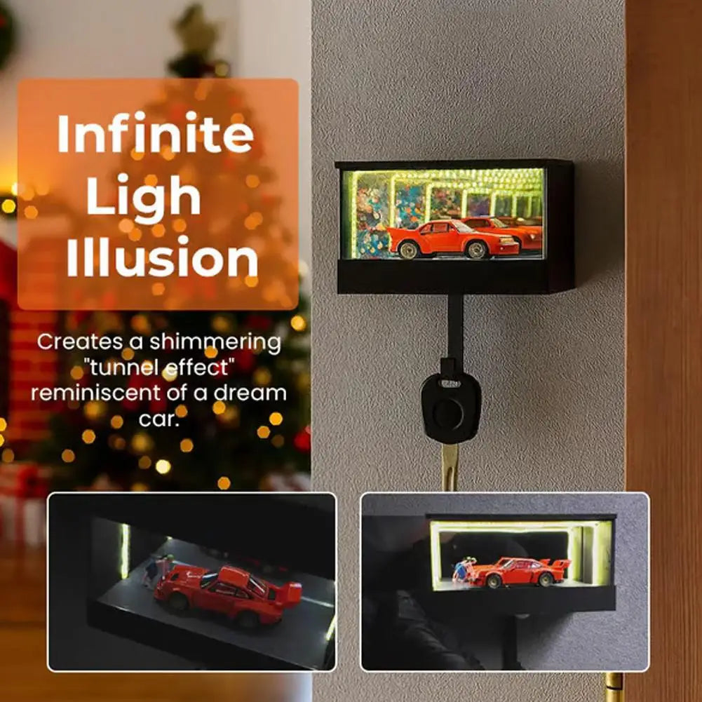 Car Garage Key Holder(car Not Included) Key Organizer With Led Light, Novelty Key Hanger For Door Apartment Home Entryway ﻿
