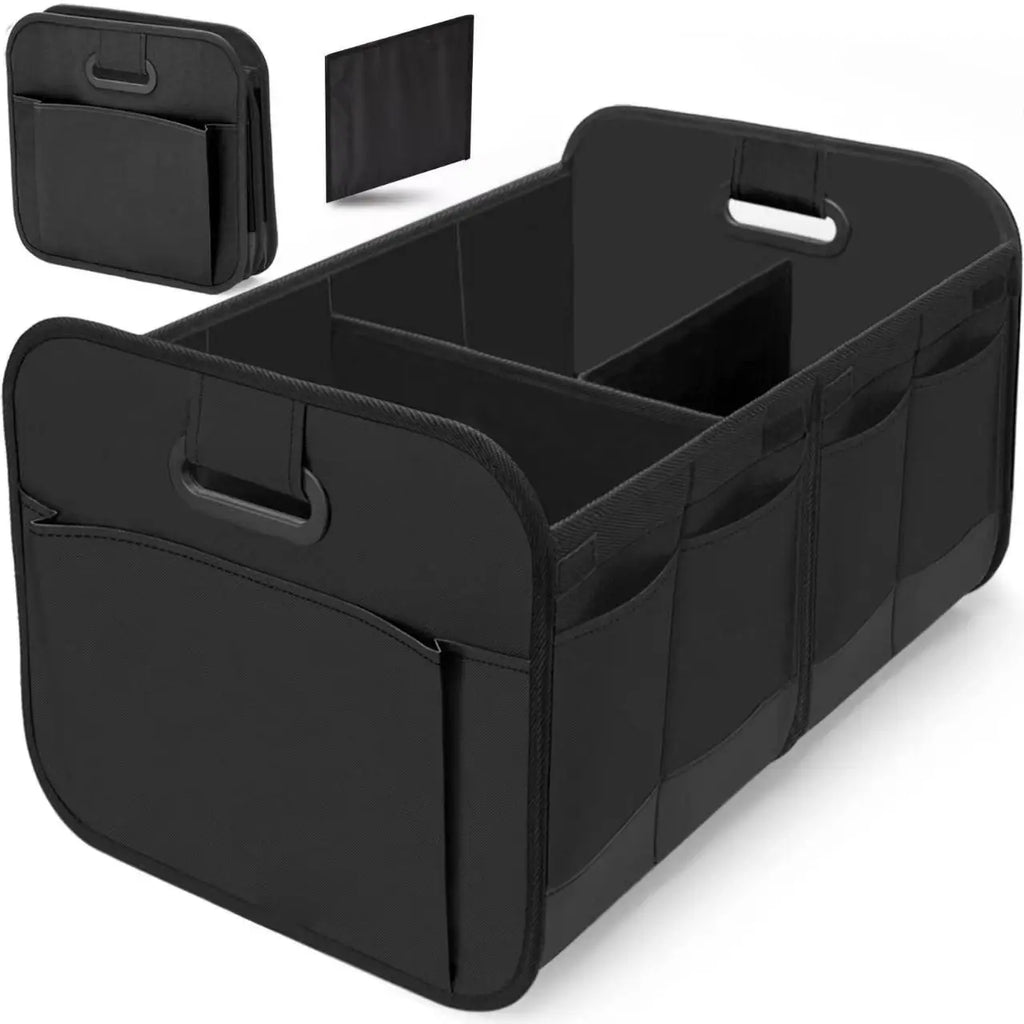 Foldable Car Trunk Organizer Box - Multi-Functional Vehicle Storage Solution for Neat Tailbox Management