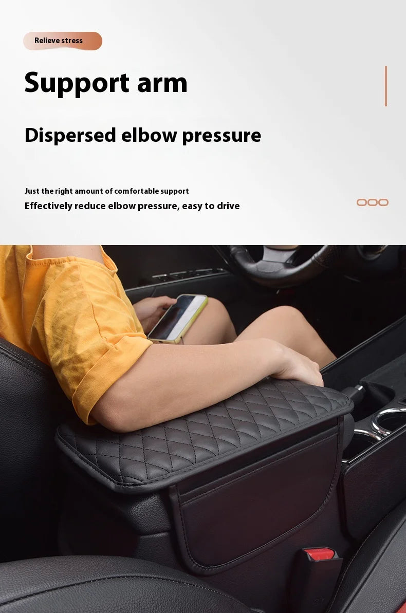 Car Interior Accessories Armrest Box Height Increase Pad Storage Bag Center Console Cover for Hyundai I20 I30 Ix35 Tucson