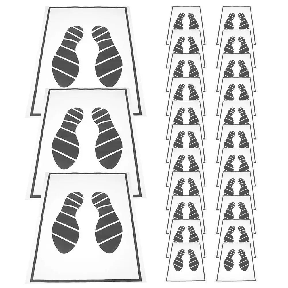 50Pcs Disposable Paper Foot Mats Portable Vehicle Foot Pads Folding Floor Mats Car Foot Pad Paper Car Interior Accessories