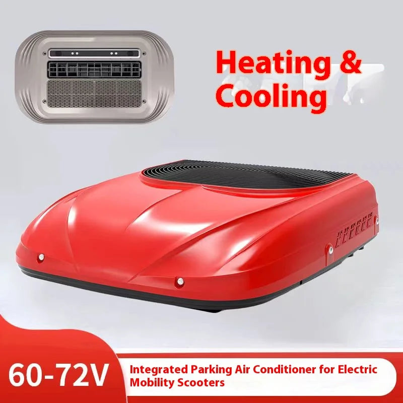 Automotive electric parking air conditioning 24V refrigeration RV light truck mounted all-in-one machine 12V electric parallel i