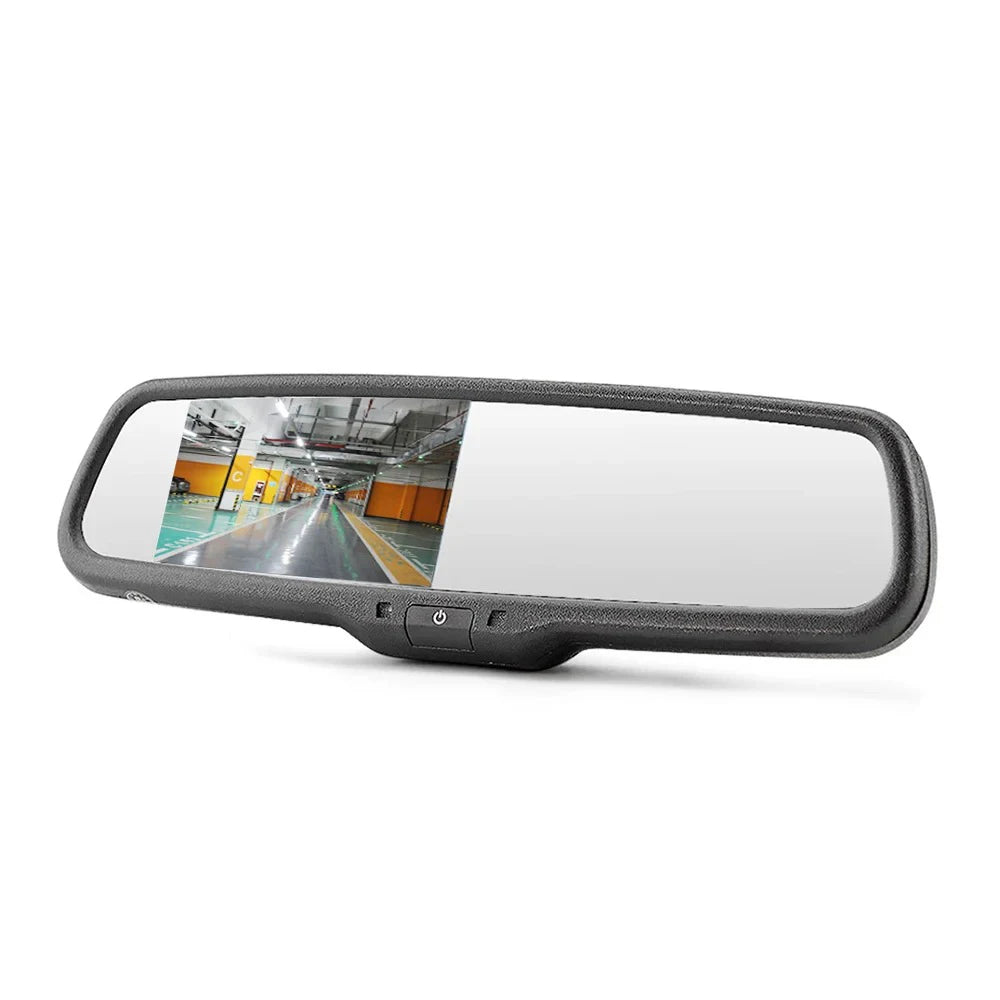 Carsanbo Car 4.3-inch AHD Rearview Mirror TFT LCD Display with Special Car Bracket HD Reversing Rearview Mirror Parking Screen